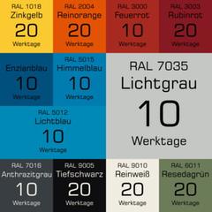 Ordnungsschrank - Vollblechtür - 26 Fächer - 1.950x640x400 mm (HxBxT) - lichtgrau