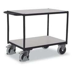 Vorschau: Leitfähiger ESD Tischwagen - 2 Ladeflächen 600 x 1.000 mm - Traglast 500 kg online kaufen - Verwendung 1