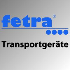 Transportroller FETRA Plattenroller 500 x 150 mm BxT / brillantblau 