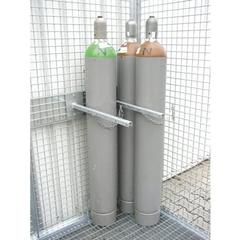 Vorschau: Gasflaschencontainer - für 78 220-mm-Flaschen - Türe und Dach - verzinkt online kaufen - Verwendung 6