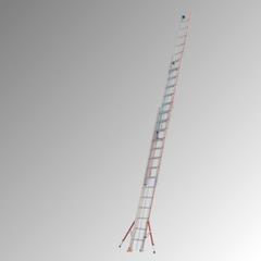 Aluminium-Seilzugleiter - Dreiteilig - Länge 11.460 mm - Klappfüße - Aluleiter Hymer online kaufen - Verwendung 1