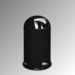 Abfalleimer - 33 l - mit Fußpedal - tiefschwarz - mit Einwurfklappe - Mülleimer online kaufen - Verwendung 1