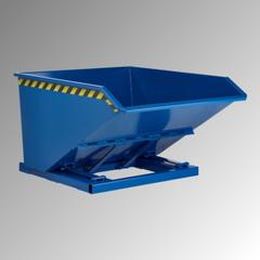 Muldenkippbehälter - Volumen 1.500,00 l - Traglast 1.200 kg - enzianblau