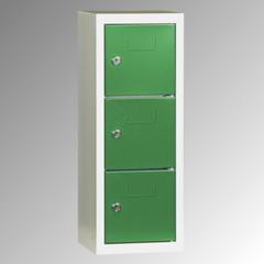 Vorschau: Schließfachsäule - 598 x 225 x 200 mm (HxBxT) - 3 Fächer - Türen mit Etikettenrahmen - anthrazitgrau online kaufen - Verwendung 3