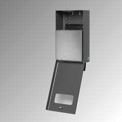Hundetoilette - Beutelspender - Wand- oder Pfostenbefestigung - 430 x 265 x 148 mm (HxBxT) - Eisenglimmer online kaufen - Verwendung 2