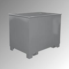 Vorschau: Container - 3-fach stapelbar - Volumen 800 l - Traglast 1.000 kg - 975 x 1.240 x 840 mm (HxBxT) - mausgrau online kaufen - Verwendung 1