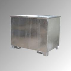 Container - 3-fach stapelbar - Volumen 800 l - Traglast 1.000 kg - 975 x 1.240 x 840 mm (HxBxT) - verzinkt online kaufen - Verwendung 1
