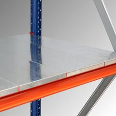Vorschau: Weitspannregal - 2.500 x 1.500 x 800 (HxBxT) - Fachlast 464 kg - Stahl - Anbauregal online kaufen - Verwendung 3