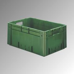 Schwerlast Eurobox - Eurokiste - Volumen 48 l - Boden und Wände geschlossen - 270 x 400 x 600 mm (HxBxT) - VE 2 Stk. - BLAU (Beispielabbildung in grün) online kaufen - Verwendung 1