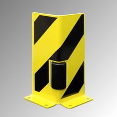 Vorschau: Anfahrschutz mit Leitrolle - Winkelprofil - Höhe 400 mm - gelb/schwarz online kaufen - Verwendung 1