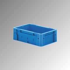 Schwerlast Eurobox - Eurokiste - Volumen 4 l - Boden und Wände geschlossen - 120 x 200 x 300 mm (HxBxT) - VE 8 Stk. - ROT (Beispielabbildung in blau)