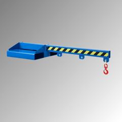 Lastarm - Länge 1.500 mm - Traglast bis zu 5.000 kg - enzianblau