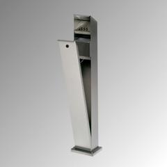 Standascher - (HxBxT) 1.150x180x150 mm - Volumen 2 l - Farbe Edelstahl online kaufen - Verwendung 2