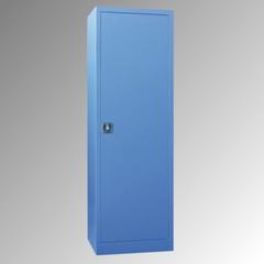 Vorschau: Flügeltürenschrank - Vollblechtür - 1.950x640x400 mm (HxBxT) - 4 Einlegeböden verzinkt - Zylinderschloss - enzianblau online kaufen - Verwendung 1