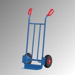 Stahlrohrkarre - Traglast 250 kg - Schaufelmaß (BxL) 400 x 150 mm - Luftbereifung online kaufen - Verwendung 1