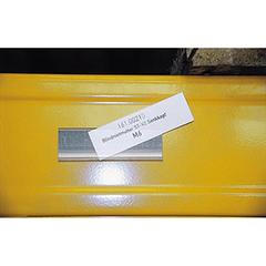 Etikettenhalter selbstklebend, weiß, BxH 100x26 mm, VE 50 Stück online kaufen - Verwendung 1