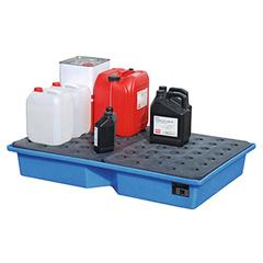 Vorschau: Vorsatzbehälter für Auffangwanne aus PE Auffangvolumen 86 Liter VB 2 online kaufen - Verwendung 1