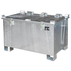 Lithium-Ionen-Lagerbehälter, 220 Liter,
verzinkt ,BxTxH 800x1200x750 mm