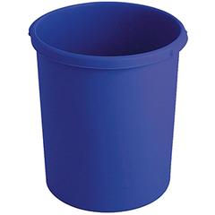 Kunststoff-Papierkorb, Volumen 30 l, Durchm.xH 380x410 mm, blau, VE 5 Stück online kaufen - Verwendung 1