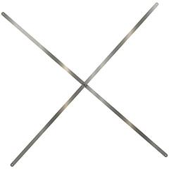 Vorschau: Diagonalkreuz aus Edelstahl für Regalbreite 800 mm online kaufen - Verwendung 1