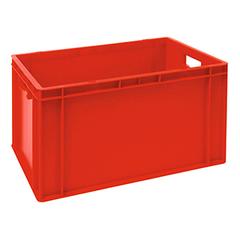 Euronormkasten, Volumen 60 l, BxTxH 600x400x320 mm, Farbe rot online kaufen - Verwendung 1