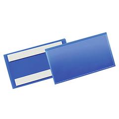 Selbstklebende Kennzeichnungstasche, BxH innen 150x67 mm, Farbe dunkelblau, VE 50 Stück