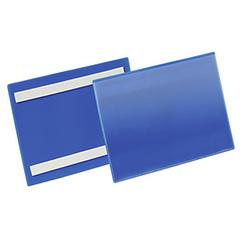 Selbstklebende Kennzeichnungstasche, A5 quer, BxH innen 210x148 mm, Farbe dunkelblau, VE 50 Stück