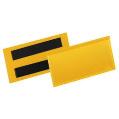 Magnetische Kennzeichnungstasche, gelb,
BxH 100x38 mm, VE 50 Stück