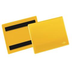 Magnetische Kennzeichnungstasche, gelb,
A6 quer, BxH 148x105 mm, VE 50 Stück online kaufen - Verwendung 1