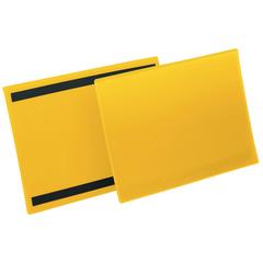 Vorschau: Magnetische Kennzeichnungstasche, gelb,
A4 quer, BxH 297x210 mm, VE 50 Stück online kaufen - Verwendung 1