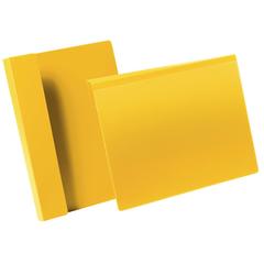 Kennzeichnungstasche mit Falz, A4 quer,
BxH 297x210 mm, gelb, 50 Stück