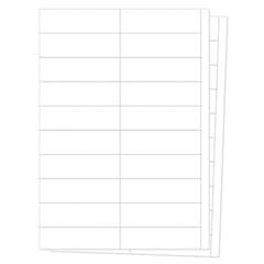 Vorschau: Etikettenbogen, weiß, Etikettenmaß 100x33 mm, VE 100 Bögen, 20 Etiketten pro Bogen online kaufen - Verwendung 1