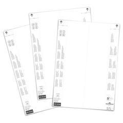 Einsteckschilder für Logistiktaschen,
BxH 297x74 mm, weiß, VE 160 Schilder