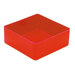 Einsatzkasten, Polystyrol, LxBxH 94x73x122 mm, Farbe rot, VE mit 30 Stück online kaufen - Verwendung 2