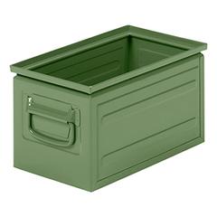 Vorschau: Stapeltransportkasten aus Stahlblech, Farbe grün, BxTxH 212x378x200 mm, VE 6 Stück online kaufen - Verwendung 1