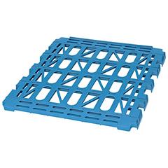 Kunststoff-Etagenboden, RAL 5012 lichtblau, Traglast 150 kg, passend zu 3-seitige Rollbox
