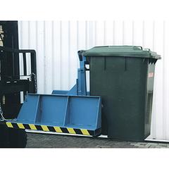 Mülltonnenwender, für 120 l Mülltonnen, BxTxH 920x1290x925 mm, RAL 5010 enzianblau