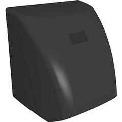 Warmluft-Händetrockner, mit Näherungsschalter, ABS-PC-IK 10-Kunststoffgehäuse, Nennleistung 2100 W, BxTxH 194x214x243 mm, schwarz
