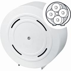 Toilettenpapierspender Quattro weiß
lackiert BxTxH 320x125x320 mm