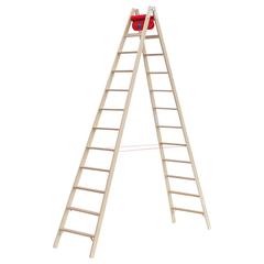 Vorschau: Holz - Stufenstehleiter 2 x 5 Stufen
Arbeitshöhe 2,35 m online kaufen - Verwendung 1