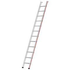 Stufen-Anlegeleiter, 12 Stufen, Leiterlänge 3200 mm, B. 405 mm, Gewicht 8,1 kg