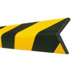 Schutzprofil, Winkel, 60x60 mm,
gelb/schwarz, magnetisch, Länge 1000 mm