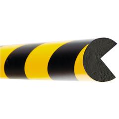 Schutzprofil, Kreis, 40x40 mm,
gelb/schwarz, magnetisch, Länge 1000 mm
