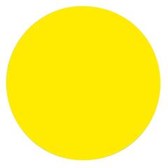 Bodenmarkierung, selbstklebend, Kreis, Durchm. 90 mm, Farbe gelb, VE 100 Stück