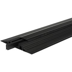 Kabelbrücke aus PVC in schwarz, LxBxH 1000x350x50 mm, inkl. Mittelsteg und Deckel schwarz, VE 2 Stück