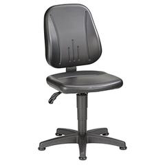 Arbeitsdrehstuhl, Sitz Höhe 440-620 mm, Kunstleder schwarz, mit Gleitern online kaufen - Verwendung 1