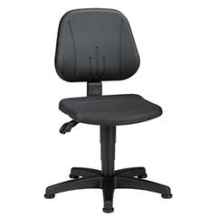 Vorschau: Arbeitsdrehstuhl, Sitz Höhe 440-620 mm, PU-Schaum schwarz, mit Gleitern online kaufen - Verwendung 1