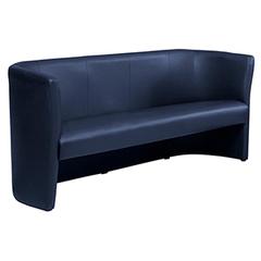 Sofa Club, 3-sitzer, BxTxH 1790x630x770 mm, Sitz BxT 1570x500 mm, Spaltleder/Lederoptik, blau