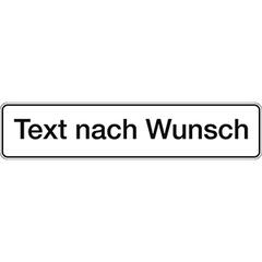 Vorschau: Hinweisschild, Text nach Wunsch, Alu, 520x110 mm online kaufen - Verwendung 1