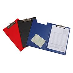 Vorschau: Schreibmappe, DIN A4, blau, VE 12 Stück online kaufen - Verwendung 1